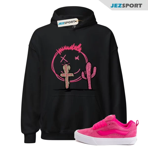 Hoodie to Match Vans Skool Pink Sneaker Cactus Sneaker Tee, Matching Sneaker Hoodie