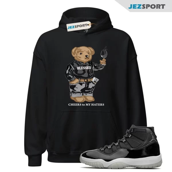 Hoodie To Match Jordan 11 Jubilee, Cheers bear Hoodie, Matching Sneaker Hoodie