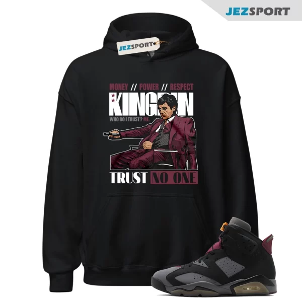 Sneaker Tees Hoodie Match Jordan 6 Bordeaux, Trust Issues Hoodie, Matching Sneaker Hoodie