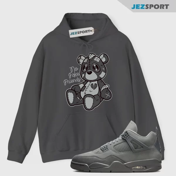 Fake Friends Hoodie to Match Jordan 4 SE Wet Cement, Matching Sneaker Hoodie