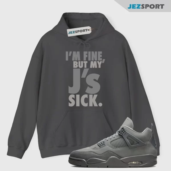 Sick Js Hoodie to Match Jordan 4 SE Wet Cement, Matching Sneaker Hoodie