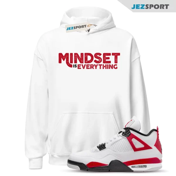 Red Cement Jordan 4 Red Cement Mindset Hoodie, Matching Sneaker Hoodie, DH6927 161