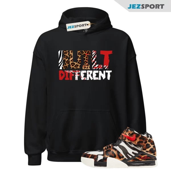 BUILT Hoodie for Zoom LeBron 2 Beast PE Maple University Red Black Light Bone 1, Matching Sneaker Hoodie