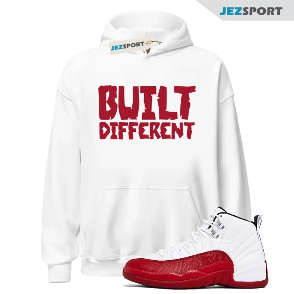 12 Retro Cherry Hoodie Varsity University Red 11 1 Match Dunk Herritage BUILT, Matching Sneaker Hoodie