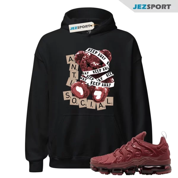 VaporMax Plus Cedar Red Rugged Orange Burgundy Hoodie to Match Sneakers ANTI, Matching Sneaker Hoodie