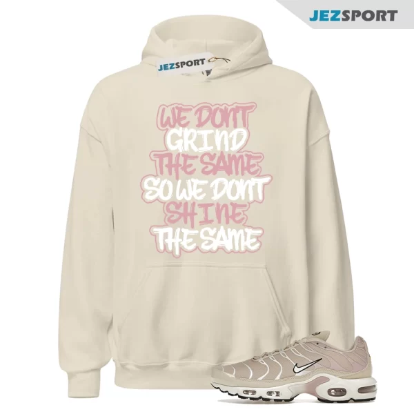 GRIND Hoodie to Match Air Max Plus Sandrift Sail Pink Oxford Washed 1 Dunk Low, DZ3671-102 Matching Sneaker Hoodie