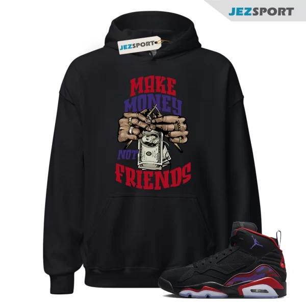 MVP Raptors Black Dark Concord University Red Anthracite Hoodie Match MM, DZ5577-006 Matching Sneaker Hoodie