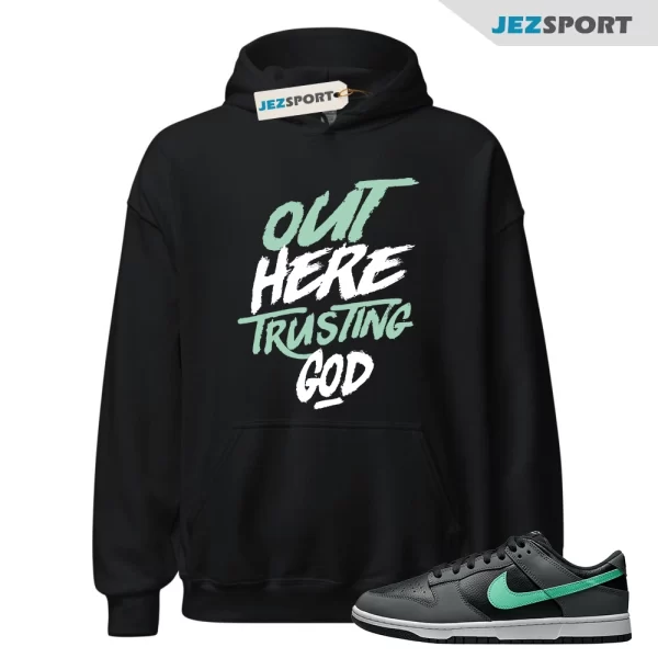 TG Hoodie to Match Dunk Low Retro Green Glow Dark Grey Shadow Lime, Matching Sneaker Hoodie