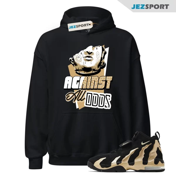 All Odds Sneaker Hoodie Black to Match Air DT Max 96 Colorado, HM9236-001 Matching Sneaker Hoodie