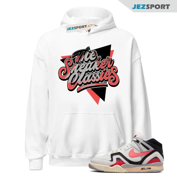 Sneaker Classic Hoodie to Match Air Tech Challenge II Hot Lava, FZ9033-001 Matching Sneaker Hoodie