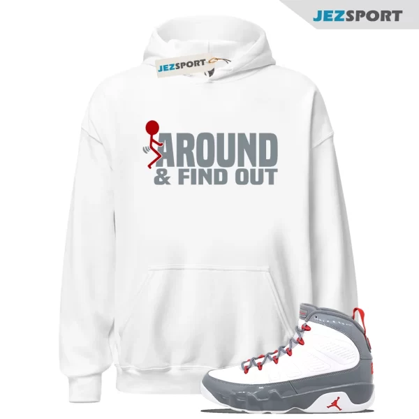 Find Out Hoodie Retro Air Jordan 9 Fire Red Sneaker Match Tee, CT8019-162 Matching Sneaker Hoodie