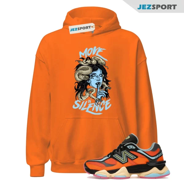 9060 Sun Glow Team Sky Blue Orange Black Hoodie Match MIS, U9060OGB Matching Sneaker Hoodie