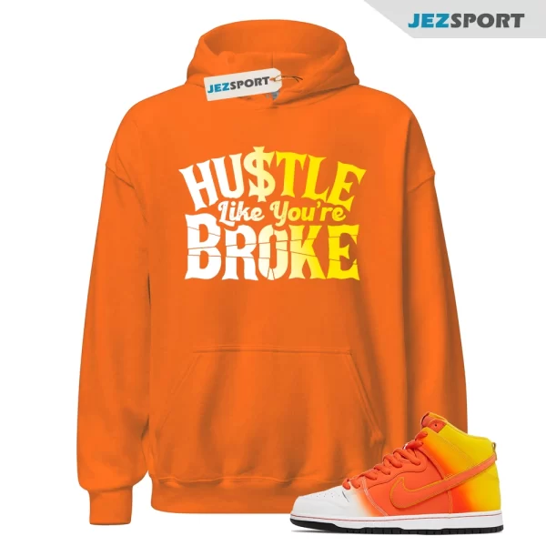 Dunk Candy Corn Sweet Tooth Orange Amarillo White Yellow Hoodie Match BROKE ,FN5107-700 Matching Sneaker Hoodie