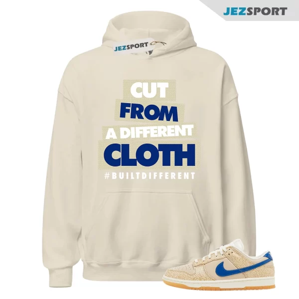 CLOTH Hoodie to match Dunk Low Montreal Bagel Sesame Blue Jay Sand Sail Gold, DZ4853-200 Matching Sneaker Hoodie