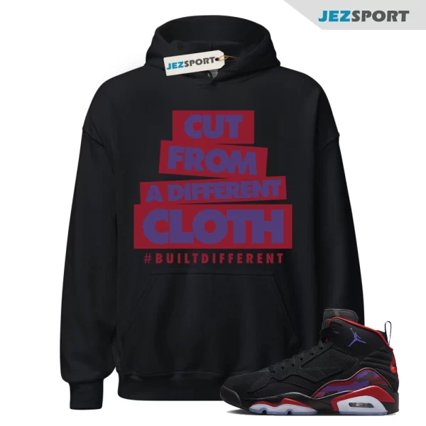 CLOTH Hoodie to match Jordan MVP Raptors Black Dark Concord Uni Red Anthracite, DZ4475-006 Matching Sneaker Hoodie