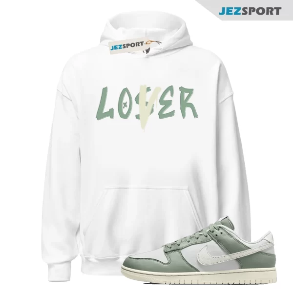 Loser Lover Sneaker Tee, Casual Sneaker Hoodie To Match Nike Dunk Low Mica Green, Matching Sneaker Hoodie