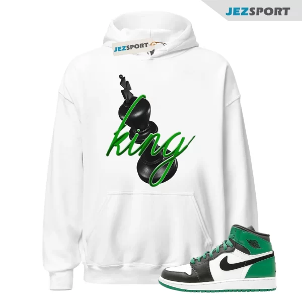 3D King Lucky Green Hoodie Sneaker Matching Hoodie To Match 1s Celtics, Matching Sneaker Hoodie