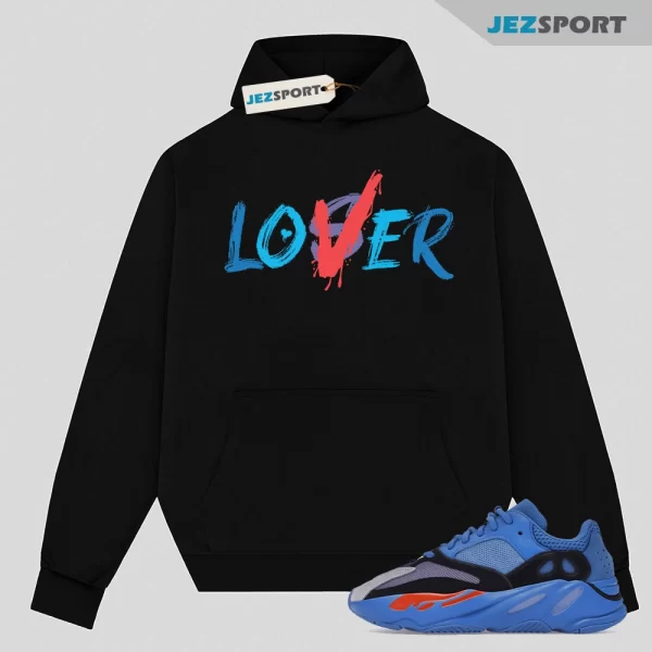 Loser Lover Unisex Hoodie Match Yeezy Boost 700 Hi-Res Blue, Matching Sneaker Hoodie