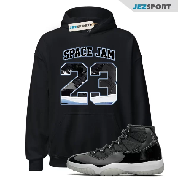 Number 23 CM1 Name Hoodie Match Jordan 1 Mid Space Jam, Matching Sneaker Hoodie