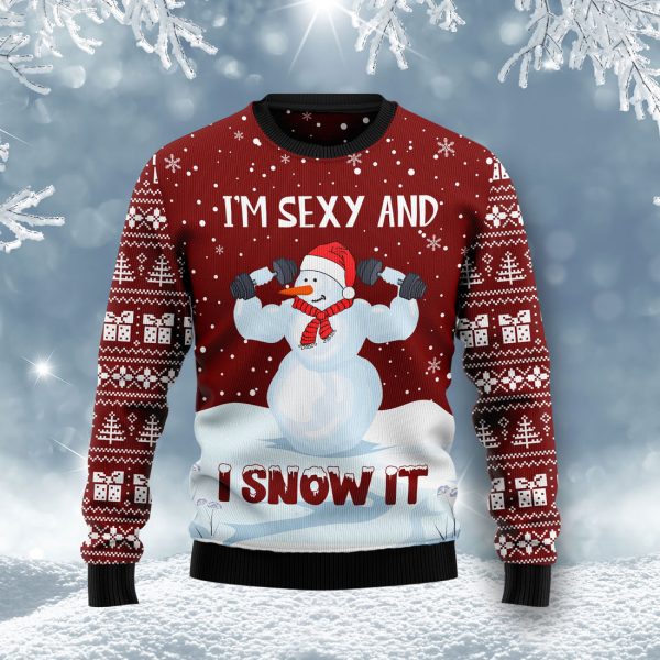 Snowman Christmas Ugly Christmas Sweater Jezsport.com