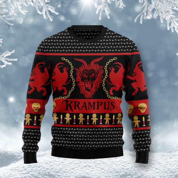 Krampus Ugly Christmas Sweater Jezsport.com