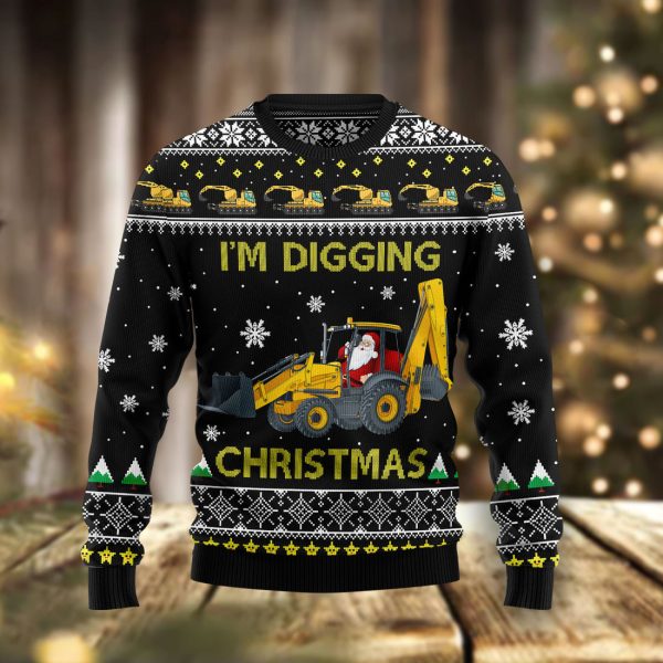 I'm Digging Christmas Ugly Christmas Sweater Jezsport.com