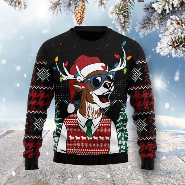 Amazing Deer Ugly Christmas Sweater Jezsport.com