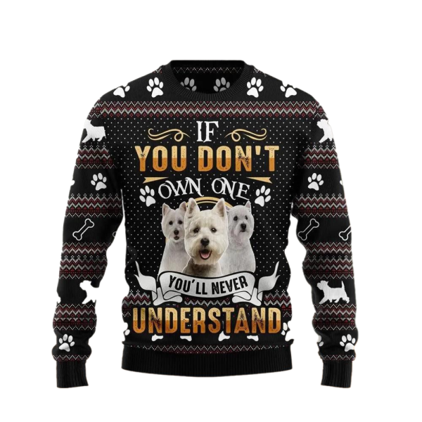 Love Dogs Ugly Christmas Sweater For Men & Women Christmas Gift Sweater Jezsport.com