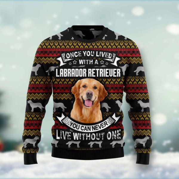 Labrador Retriever Ugly Christmas Sweater Jezsport.com