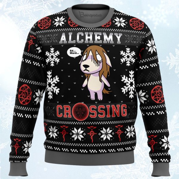 Fullmetal Alchemist Ugly Christmas Sweater For Men & Women Christmas Gift Sweater Jezsport.com