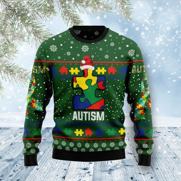 Autism Ugly Christmas Sweater Jezsport.com