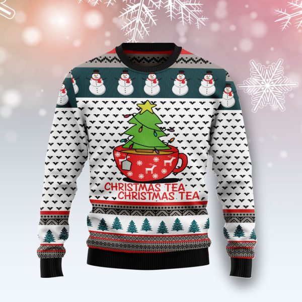 Christmas Tea - Ugly Christmas Sweater , Christmas Gift Jezsport.com