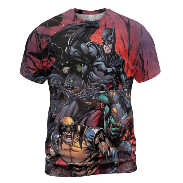 Batman The Darkness Wolverine Shirt, Marvel Shirt For Men And Women, Super Hero Shirt