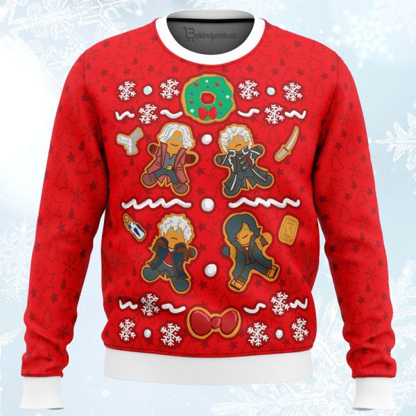 Fresh Baked Devil Hunters Devil May Cry Ugly Christmas Sweater For Men & Women Christmas Gift Sweater Jezsport.com