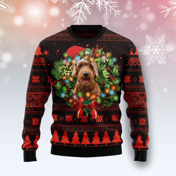 Cute Goldendoodle Ugly Christmas Sweater Jezsport.com