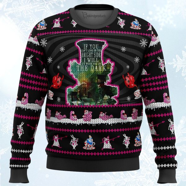 Mad Hatter Alice In Wonderland Ugly Christmas Sweater For Men & Women Christmas Gift Sweater Jezsport.com