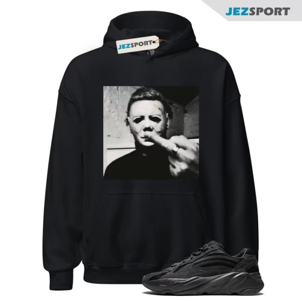 Michael Myers Hoodie, Goth Punk Horror Top, Gothic Metal Hoodie Match Yeezy Boost 700 350 Vanta Matching Hoodie