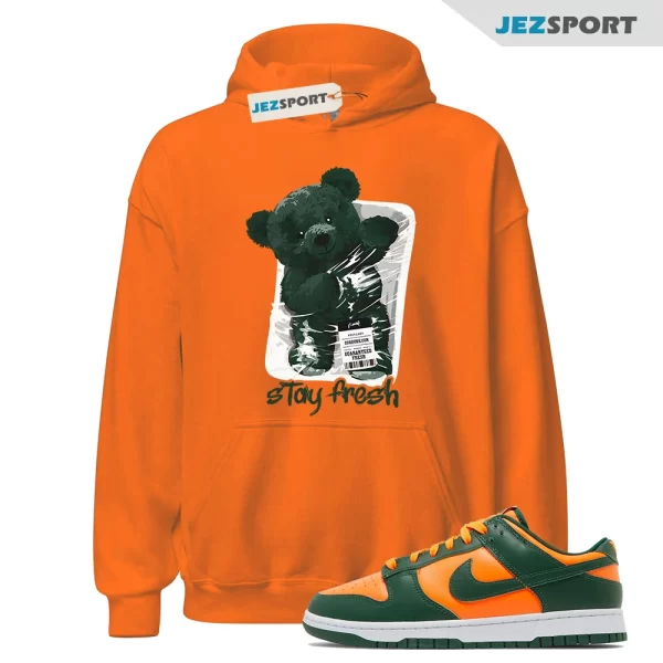 STAY Hoodie for Dunk Low Miami Orange Team Green High Rain Forest FAMU Hurricane, Matching Sneaker Hoodie