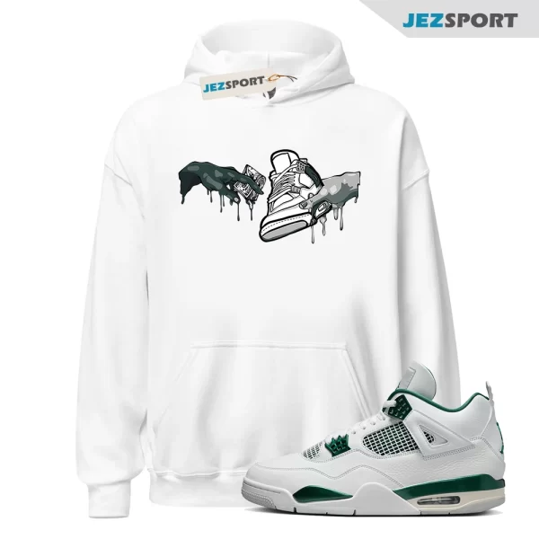 Oxidized Green 4s Hoodie Match Take My Money Sneaker, Matching Sneaker Hoodie, FQ8138-103