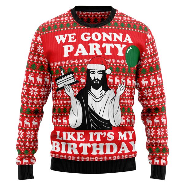 Christian Party Ugly Christmas Sweater , Christmas Gift Jezsport.com