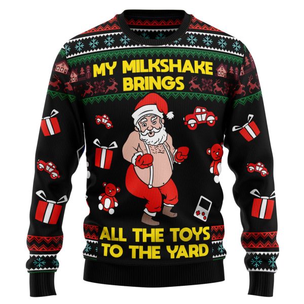 My Milkshake Bring Christmas Ugly Christmas Sweater Jezsport.com