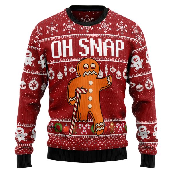 Oh Snap Ugly Christmas Sweater Jezsport.com