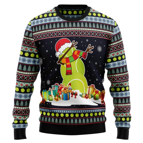 Tennis Snowman Ugly Christmas Sweater, Christmas Gift Jezsport.com