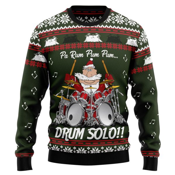 Drum Solo Ugly Christmas Sweater , Christmas Gift Jezsport.com