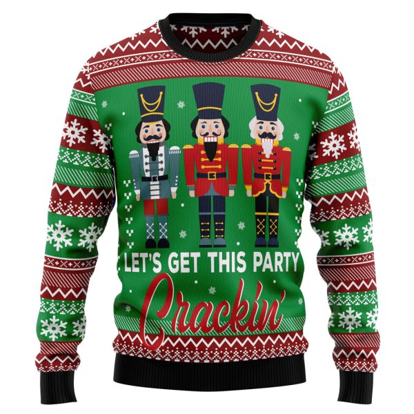 Nutcracker Party Cracking Ugly Christmas Sweater, Christmas Gift Jezsport.com