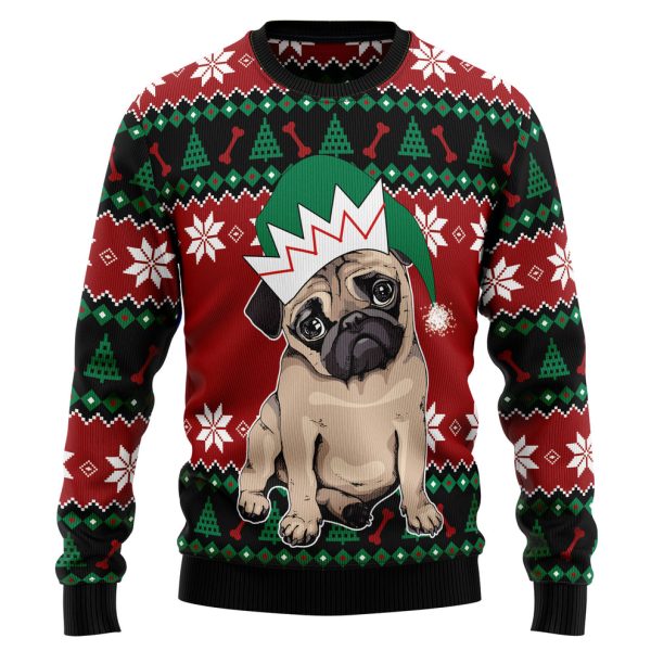 Pug Cute Ugly Christmas Sweater, Christmas Gift Jezsport.com