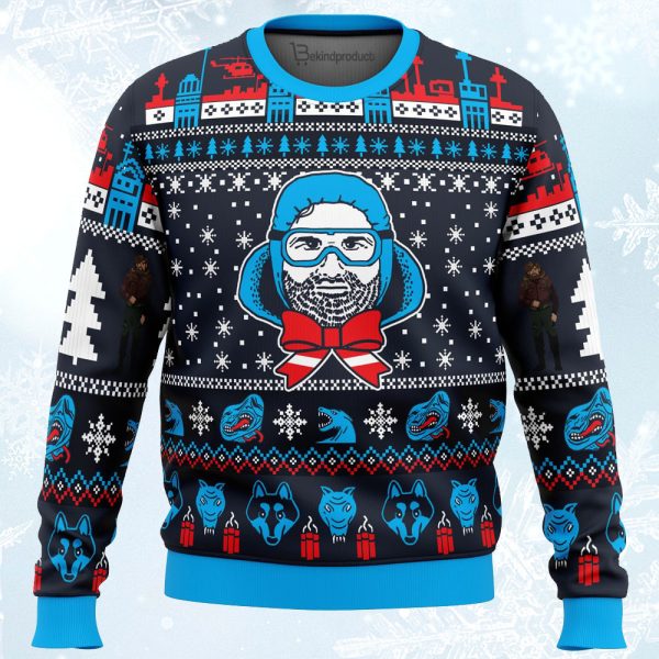 Russell for the Holidays The Thing Ugly Christmas Sweater For Men & Women Christmas Gift Sweater Jezsport.com