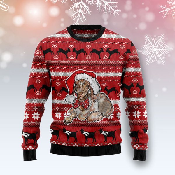 Santa Goat - Ugly Christmas Sweater , Christmas Gift Jezsport.com