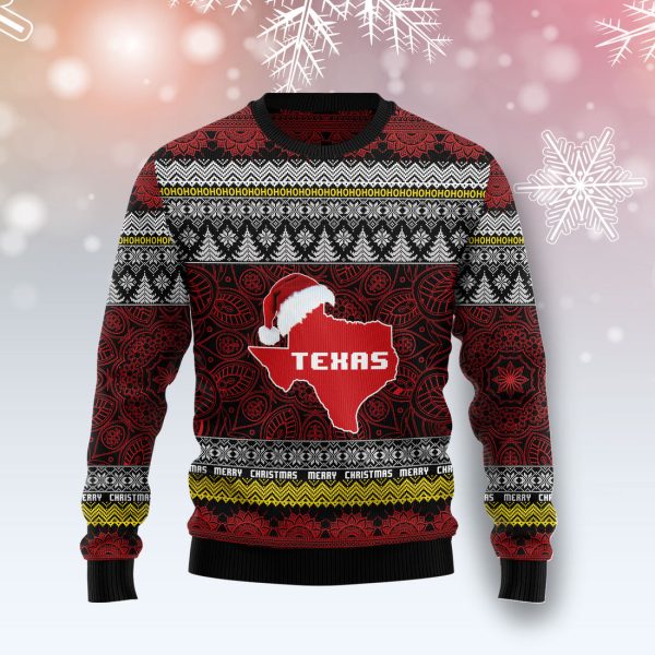 Texas Mandala Ugly Christmas Sweater Jezsport.com