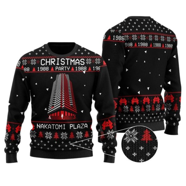 Nakatomi Plaza Party 1988 Ugly Christmas Sweater For Men & Women Christmas Gift Sweater Jezsport.com